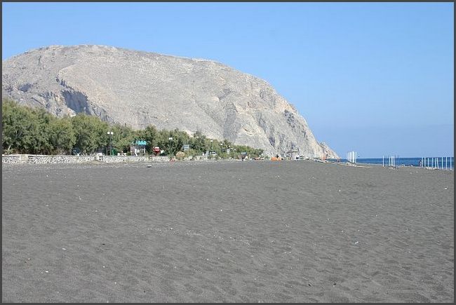Santorin 2005 - schwarzer Strand Perissa