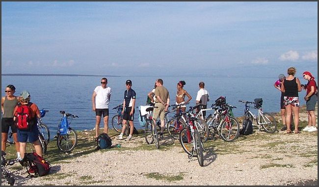 Kroatien 2004 - Badestopp