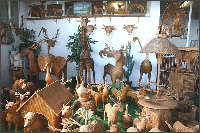 Madeira 2006 - Korbfabrik in Camacha