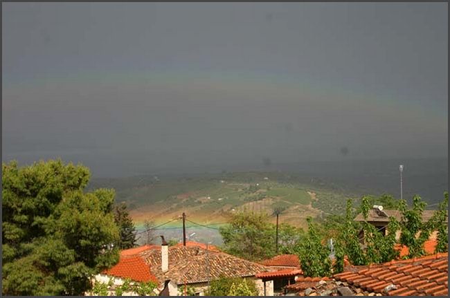2021 Peloponnes - doppelter Regenbogen