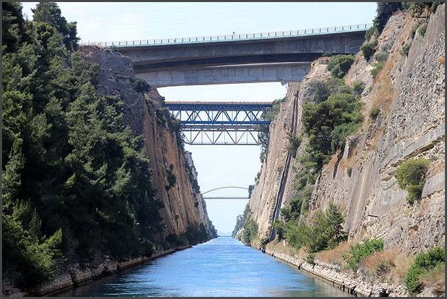 2019 Peloponnes - Kanal von Korinth