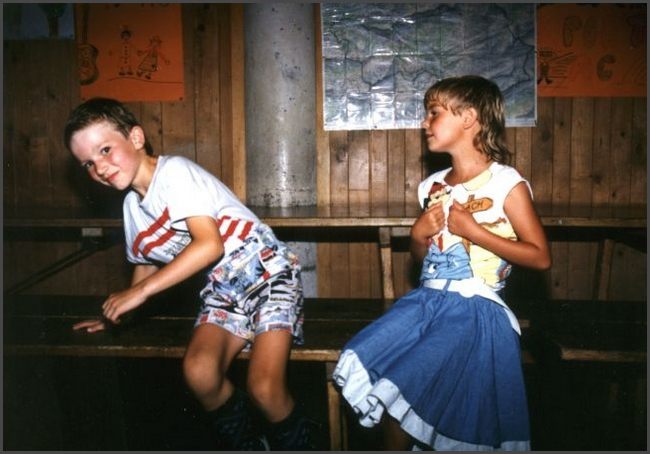 1989 Schweiz Muothatal - am Discoabend