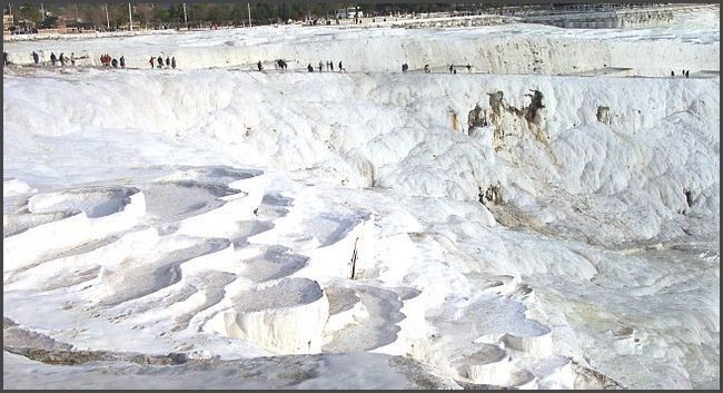 2003 T&uuml;rkei - die wei&szlig;en Kalkterassen in Pamukkale