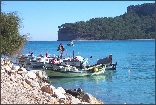 2003 Türkei - Fischerboote in Kemer