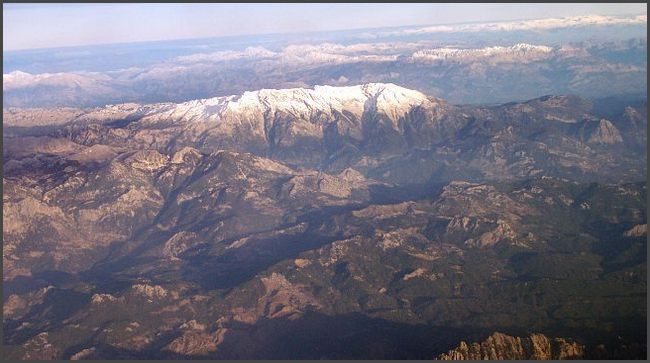 2003 T&uuml;rkei - Taurusgebirge von oben