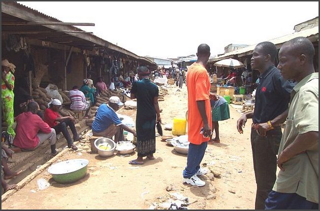 Markt in Kumasi