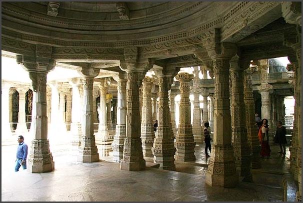 Indien - Rajasthan Ranakpur - Jain Tempel