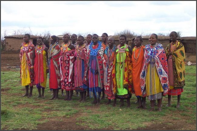 Kenia - im Masai Dorf in der Masai Mara