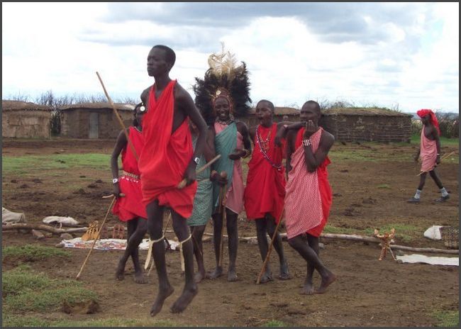 Kenia - Masaisprünge in der Masai Mara