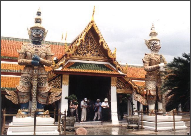 Thailand - Bangkok, Königliche Tempelanlage Wat Phra Keo