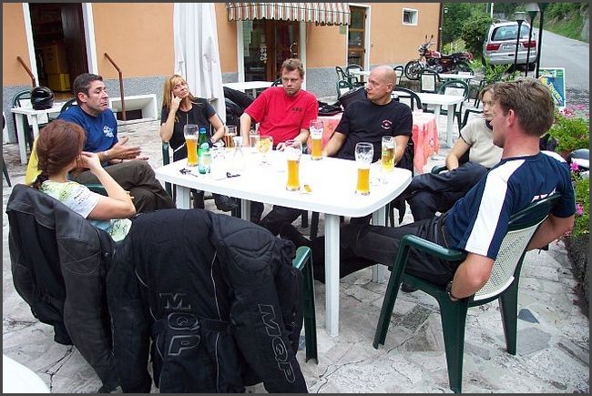Gardasee-Tour 2005 - nach einer Tour im Hotel