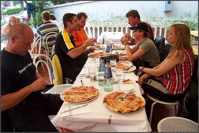 Gardasee-Tour 2005 - Mittagspause