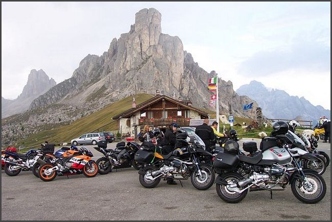 Gardasee-Tour 2005 - Paß in den Dolomiten