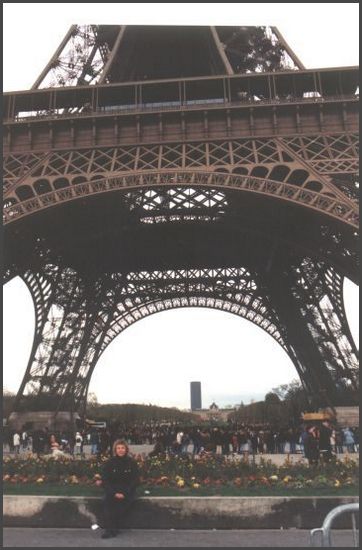 am Eifelturm in Paris