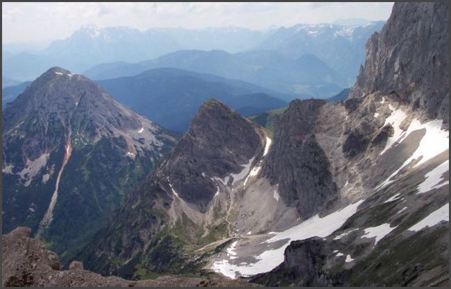 Österreich - Blick vom Dachsteingletscher