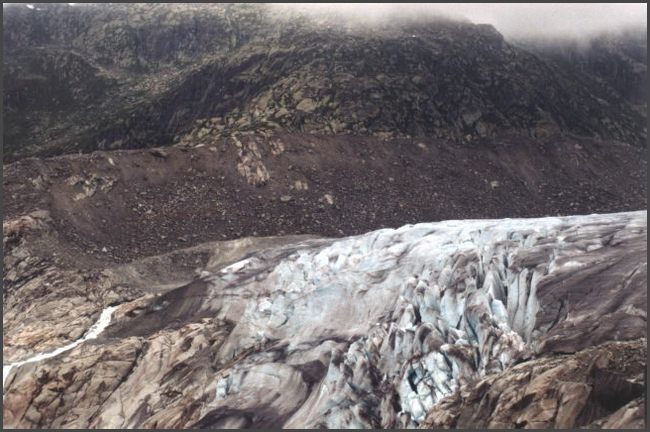 Schweiz - Furkapaß Rhonegletscher
