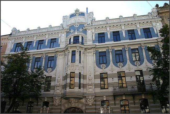 Lettland - Riga Jugendstielviertel