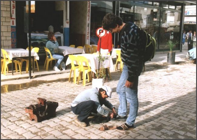 1992 T&uuml;rkei - Schuhputzer in Alanya