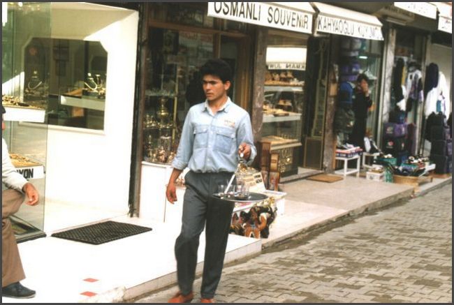 1992 T&uuml;rkei - Teetr&auml;ger in Alanya